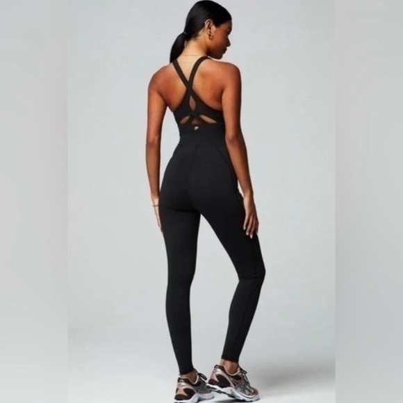 Fabletics Black Define Jumpsuit Sz Med - Picture 8 of 10